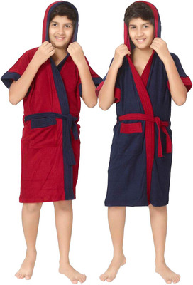

Sand Dune Multicolor  Size Bath Robe(2 Bath Robe, For: Baby Boys & Baby Girls, Multicolor