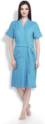 Sand Dune Turquoise Large Bath Robe(1, For: Women, Turquoise)