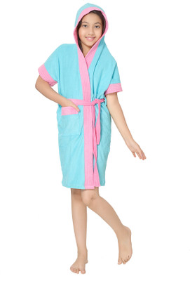 

Sand Dune Blue  Size Bath Robe(1 Kids Bathrobe, For: Baby Boys & Baby Girls, Blue