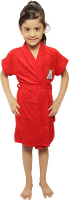 

Superior Red  Bath Robe(Kids Bath Robe, For: Baby Boys & Baby Girls, Red