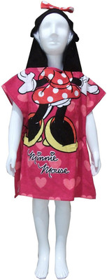 

Bombay Dyeing Red, Black  Bath Robe(1 Bath Robe, For: Baby Boys & Baby Girls, Red, Black