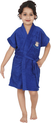 FeelBlue Royal Blue XXL Bath Robe(Teens Bathrobes, For: Baby Boys & Baby Girls, Royal Blue)