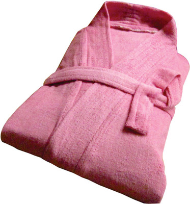 

YNA Pink Free Size Bath Robe(Bath Robe, For: Men, Pink)