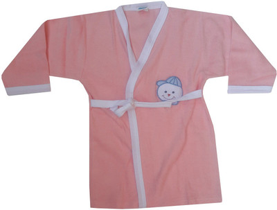 

Icable Pink Small Bath Robe(1 BATHROBE, For: Baby Boys & Baby Girls, Pink