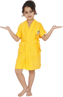 

Superior Yellow Medium Bath Robe(Bath Robe, For: Baby Boys & Baby Girls, Yellow