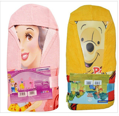 

Bombay Dyeing Pink, Yellow Small Bath Robe(2 COTTON BATHROBE, For: Baby Boys & Baby Girls, Pink, Yellow