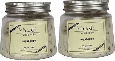 

Khadi Natural Herbal Bath Salt - Nag Champa - Twin Pack(400 g)