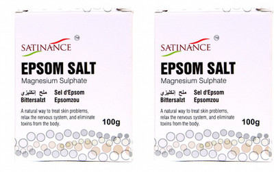 

Satinance Epsom Salt 100 gm - (pack of 2)(200 g)