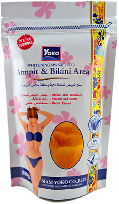 

Yoko Whitening Spa Salt For Armpit & Bikini Area (Imported)(220 g)