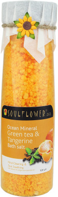 

Soulflower Green Tea & Tangerine Ocean Mineral Bath Salt(500 g)