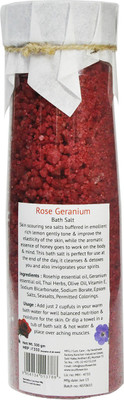 

Soulflower Rose Geranium Ocean Mineral Bath Salt(300 g)