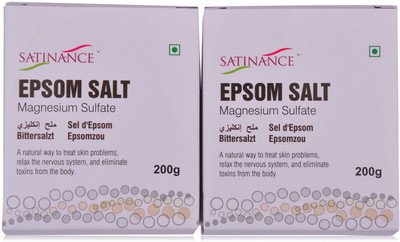 

Satinance Epsom Salt 200gm - Pack of 2(400 g)