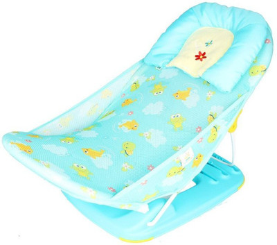 

Creative India Exports Frog and Fish print Soft Fabric Cradle Baby Bath Seat(Multicolor)