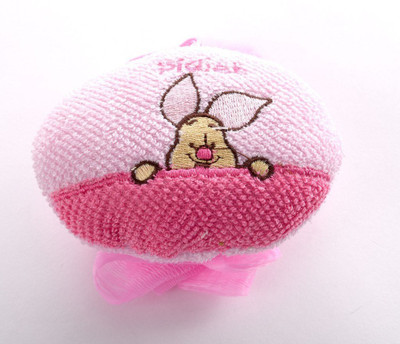 Baby Bucket Shower Body Cleaning Bath Soap Sponge- Piglet