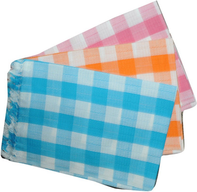 

EASJAY BRAND Cotton 300 GSM Bath Towel(Pack of 3, Multicolor)