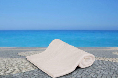 

Bliss Cotton GSM Bath Towel(White)