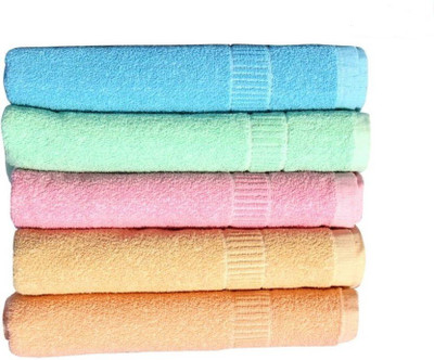 

Shopping Store Cotton 450 GSM Bath Towel(Pack of 5, Multicolor)
