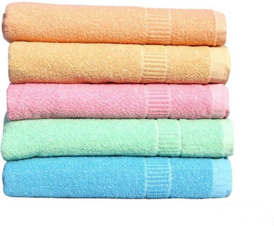 

Shopping Store Cotton 450 GSM Bath Towel Set(Pack of 5, Multicolor)