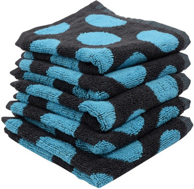 

Softweave Cotton 500 GSM Face Towel(Pack of 4, Blue)