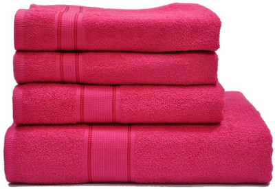 46% OFF on Eurospa Cotton Set of Towels(Pack of 4, Pink) 46% OFF on Eurospa Cotton Set of Towels(Pack of 4, Pink)