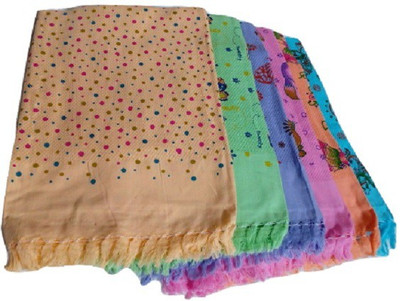 

Cotton Colors Cotton 2400 GSM Bath Towel Set(Pack of 6, Multicolor)