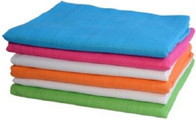 

Cotton Colors Cotton 2400 GSM Bath Towel Set(Pack of 6, Multicolor)