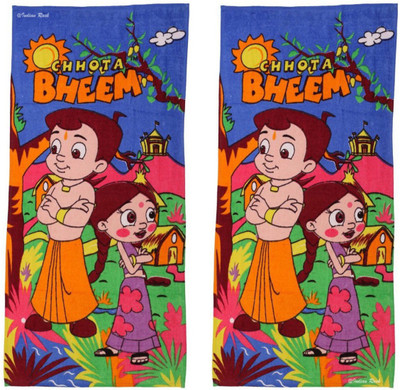 

Chhota Bheem Cotton Terry Bath Towel(Pack of 2, Multicolor)