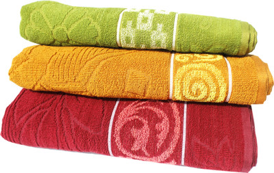 3% OFF on Mandhania Cotton Bath Towel(Pack of 3, Multicolor) 3% OFF on Mandhania Cotton Bath Towel(Pack of 3, Multicolor)