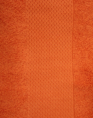 

Tangerine Cotton 450 GSM Hand Towel(Pack of 2, Orange)