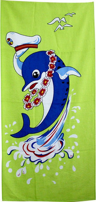 Sassoon Cotton Bath Towel(Green, Blue) Sassoon Cotton Bath Towel(Green, Blue)