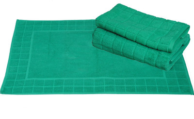 

Avira Home Cotton 800 GSM Bath Towel Set(Pack of 3, Green)