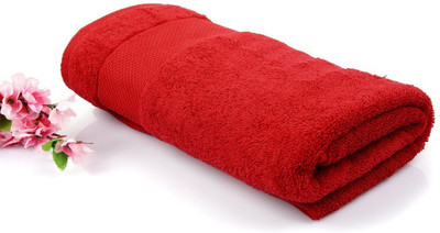 

Tangerine Cotton 450 GSM Bath Towel(Red)