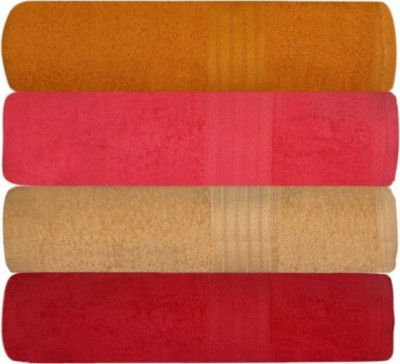 

Shopping Store Cotton 450 GSM Bath Towel(Pack of 4, Multicolor)