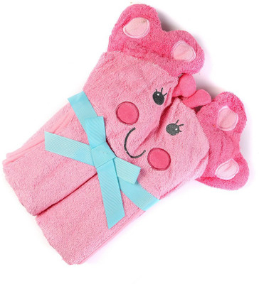 

Babyoodles Cotton 350 GSM Bath Towel(Pink)