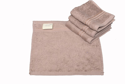 Avira Home Cotton 650 GSM Face Towel Set(Pack of 4, Beige)