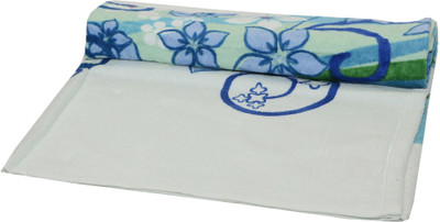 

Bombay Dyeing Cotton 350 GSM Bath Towel(Blue)