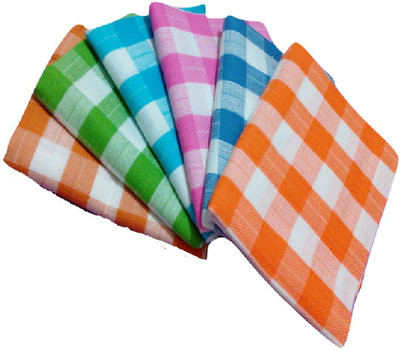 Cotton colors Cotton 2400 GSM Bath Towel Set(Pack of 6)