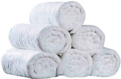 

SIDHIVINAYAK ENTERPRISES Cotton Hand Towel Set(Pack of 6, White)
