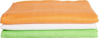

Cotton Colors Cotton 250 GSM Bath Towel(Pack of 3, Multicolor)