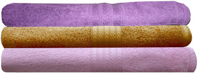 

India Furnish Cotton 450 GSM Bath Towel Set(Pack of 3, Multicolor)