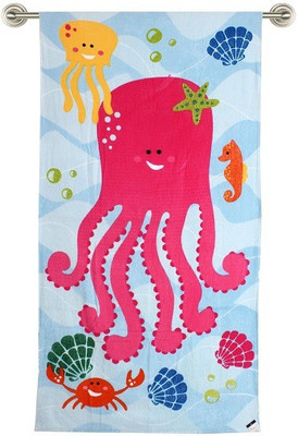 

The Intellect Bazaar Cotton 450 GSM Bath Towel(Pink)