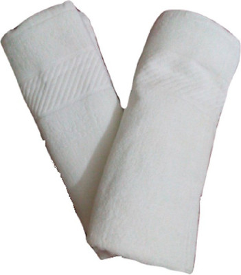 

Cotton Colors Cotton Terry 2400 GSM Bath Towel(Pack of 2, White), Multicolor