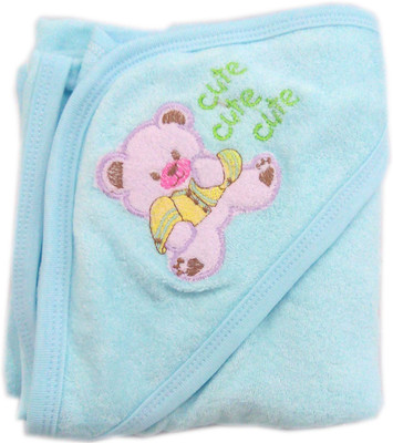 

Baby's Clubb Cotton 2400 GSM Bath Towel(Blue, Dark Blue)