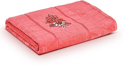 

First Row Cotton 2000 GSM Bath Towel(Pink)