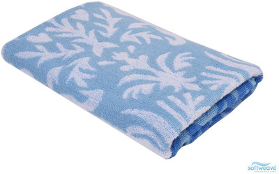

Softweave Cotton 380 GSM Bath Towel(Blue)