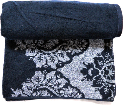 

Bombay Dyeing Cotton 450 GSM Bath Towel(Black)