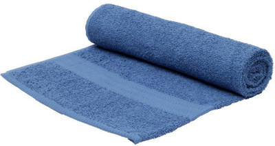 Shopping Store Cotton 450 GSM Bath Towel(Blue)