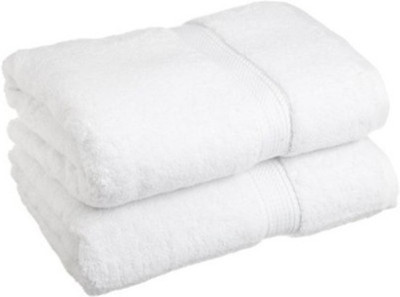 

Shopping Store Cotton 450 GSM Bath Towel(Pack of 2, White)