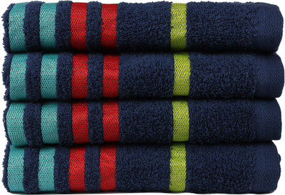 

Casa Copenhagen Cotton 475 GSM Hand Towel Set(Pack of 4, Blue), Royal blue