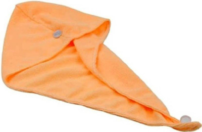 

H D Enterprise Microfiber 300 GSM Hair Towel(Orange)